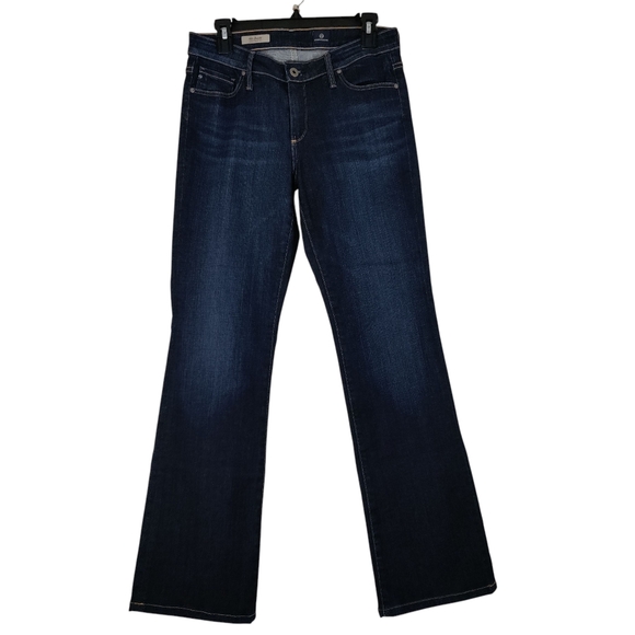 Adriano Goldschmied The Jessie Curvy Bootcut Dark Wash Blue Denim Jeans - Picture 1 of 10